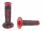 handlebar grip set Domino A260 off-road black / red