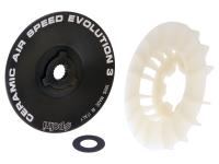 Minarelli Polini High-Performance Scooter Parts Hi-Tech Half Pulley Polini Ceramic Air Speed ​​Evolution 3 Racing for Minarelli Scooter Engines