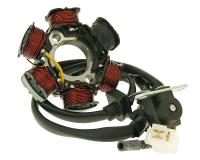 Genuine Scooter Company Replacement Parts Shop Alternator Stator Spare for PGO Genuine Roughhouse R50, PMS 50, Genuine Black Cat, Big Max, G-Max, Hot, PMX, T-Rex, Roughhouse Sport 50 Scooter Parts