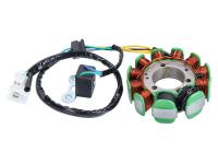 101 Octane Motorcycle Parts Kymco Alternator Stator for Kymco Dink, Grand Dink, Yager 125, 150 Kymco Scooters