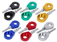 Shop Moped Spare Parts - Scooter & Moped Essentials - 12mm Moped Chain Tensioner Set in aluminum anodized in various colors for Puch Maxi, Sachs, Mofa, Zundapp, Mopeds