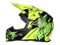 Dirt Bike & Motocross Helmets - Helmet Motocross Trendy T-902 Dreamstar black / yellow - different sizes