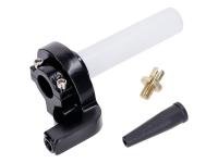 107mm Quick Action Throttle Replacement in Slick Black - Universal Scooter, Quad, Mopeds, Project Bikes