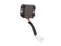 GY6 4-stroke Scooter Parts  - Regulator / Rectifier 4-pin includes wire for QMB139, GY6 50cc, GY6 150cc 101 Octane Electrical Scooter Parts