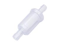 Malossi Scooter Parts Universal Fuel Filter Malossi Round Version transparent 8mm