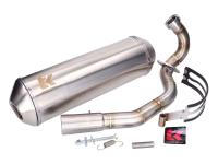 Piaggio High-Performance Racing Exhaust System by Turbo Kit GMax 4T for Piaggio MP3 400, Piaggio MP3 500 Scooters