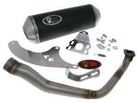 SYM Scooters Exhaust Systems - Turbo Kit GMax 4T Symply 150cc High-Performance Racing TK Exhaust System for SYM Symply, Symphony 125, 150cc Scooters