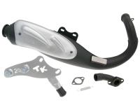 SYM High-Performance Exhaust System by Turbo Kit TKR for Honda Dio, Kymco, SYM DD 50, Fiddle, Mio Vertical Scooters