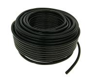 fuel hose black chloroprene rubber 50m reel - 6mm inner, 10mm outer diameter