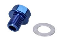 adapter screw temperature sensor 1/8 inch M14x1,50x15L oil and cylinder head Derbi Euro2 and Euro3