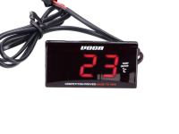 VOCA Racing Motorcycle Parts - Digital Temperature Display VOCA Racing TEMP METER 0-120ºC, red for Scooters, Mopeds, ATV, Geared Mopeds