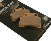 Delta Braking Scooter Brake Pads Sintered DB2018SR for 50cc 2T and 4T including Benelli, Boatian, Keeway, GY6 50, 139QMB, CPI 50cc by Delta Braking