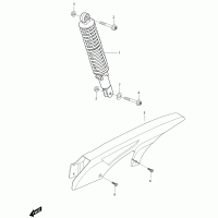 FIG44 shock absorber & chain guard