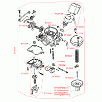 05 - 139QMB Carburetor Spare Parts - GY6 50cc QMB139 Scooters Replacement Carbs