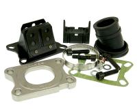 intake manifold kit Malossi MHR FKM 21mm for Minarelli AM, Derbi EBE, EBS, D50B0, Generic, CPI