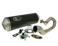 Linhai VOG 260 Race Exhaust system by Turbo Kit GMax 4T for Yamaha Majesty 250, Aeolus 260, Linhai VOG 300cc Scooters