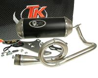Kymco Racing Exhaust by Turbo Kit GMax 4T Series for Kymco 4T Vitality, Filly, Agility 50 Scooters