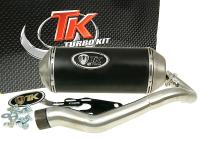 Vespa GTS 300 Racing Exhaust System by Turbo Kit GMax 4T for Vespa GTS 300, GTS ie Touring, Vespa Super Sport 300 Scooters