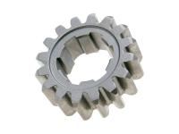 2nd speed primary transmission gear OEM 16 teeth 1st series for Yamaha DT 50 R (DT) 00-02 E1 (AM6) [5BK/ 5EC/ 5BL/ 3UN]