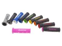 Universal Scooter & Motorcycle Custom Parts - Domino Handlebar Grip Sets A250 on-road two-colored open end grips