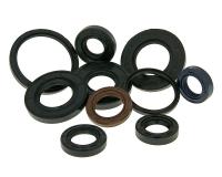 101 Octane Scooter and Moped Oil Seal / Crankshaft Seal - Various Sizes and Applications QMB139, GY6 150cc, VOG 250, Honda Ruckus, CN250, Minarelli, Morini, DiTech, Piaggio, Vespa Scooters