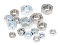 Shop Replacement Scooter Hex Nuts Zinc Plated Galvanized or Stainless Steel by 101 Octane Scooter Parts
