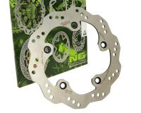 NG Brake Disc Rear 240mm Kymco Xciting 250, Xciting 300, Xciting  500ccr Kymco Maxi-Scooters Racing Style Braking Rotor Replacement by NG Brake Disc