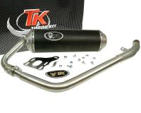 - 125cc Kymco Motorcycle Exhaust System - Quannon Racing Exhaust System by Turbo Kit X-Road for Kymco Quannon 125cc Motorcycles