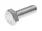 hex cap screws / tap bolts DIN933 M8x25 full thread zinc plated steel (25 pcs)