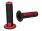 handlebar grip set Domino A360 off-road black / red