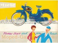 Moped original Din A5 advertising brochure for Miele K 52