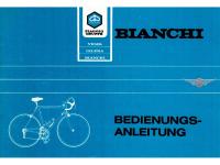 Operating instructions Operating instructions for Piaggio Bianchi racing bike