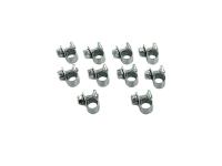 Hose clamp / screw clamp fuel hose set 10 pieces for Hercules moped moped mokick