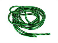 Bowden cable cover black/green 200cm for moped chopper