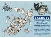 Sachs 50 Motor Postcard Postcard Hercules Miele DKW New