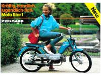 Brochure A4 original Zündapp Moped Star 1 for Zündapp Moped Star 1