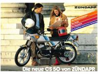 Brochure A4 original NEW Zündapp The new CS 50 from Zündapp for Zündapp CS 50