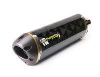 exhaust Two Brothers Racing, carbon fiber for Honda Ruckus 50cc