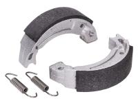 brake shoe set Polini 110x25mm w/ springs for drum brake for Adly, CPI, Generic, MBK, Malaguti, Yamaha