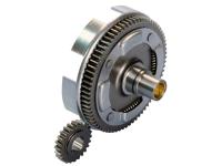 primary transmission gear up kit with clutch basket Polini 24/72 for Vespa PK, Special, XL 50, 75, 90