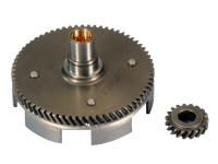 primary transmission gear up kit with clutch basket Polini 18/67 for Vespa PK, Special, XL 50, 75