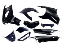 fairing kit EDGE 11-piece black metallic for Aprilia SR SR50 Street 1998-