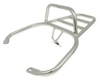 Vespa Scooter Luggage Rack Rear in Chrome for Vespa LX 50, Vespa LX 150, Vespa LXV 150ie Scooters by Racing Planet