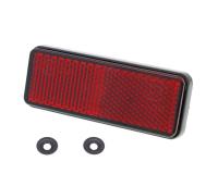 Rear Safety Reflector for Scooters & Motorcycles in Red - Replacement Parts