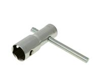 Scooter Repair Tools - Scooter Shop Parts & Accessories Spark Plug Tool / socket / wrench 3-in-1 (16mm, 18mm, 21mm)