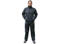 Scooter Rider Rain Protective Suit in black 2-piece by S-Line Scooter Accessories