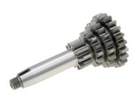 auxiliary shaft / countershaft 4-speed 22-18-14-10 teeth for Vespa 50-90, Primavera, ET3, PK, PK XL