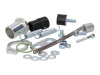 Tecnigas Performance & Spare Parts Shop Exhaust Mounting Complete Kit Tecnigas E-NOX for Derbi Senda (00-), Aprilia RX, SX, Gilera RCR, SMT