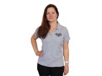 Racing Planet Scooter Parts Shop Fast Race Flag Polo Shirt -  Racing Planet women's in grey / black