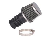air filter Power 17/21mm for 15mm carburetor for Puch Maxi S / N 1-speed Automatic [E50] right-hand rotation